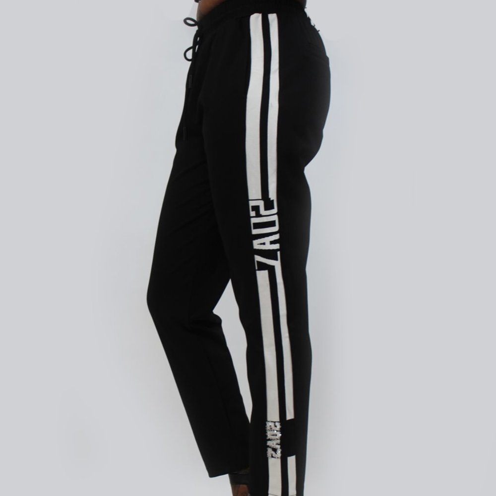 Sequin Trim Pants SP-8017